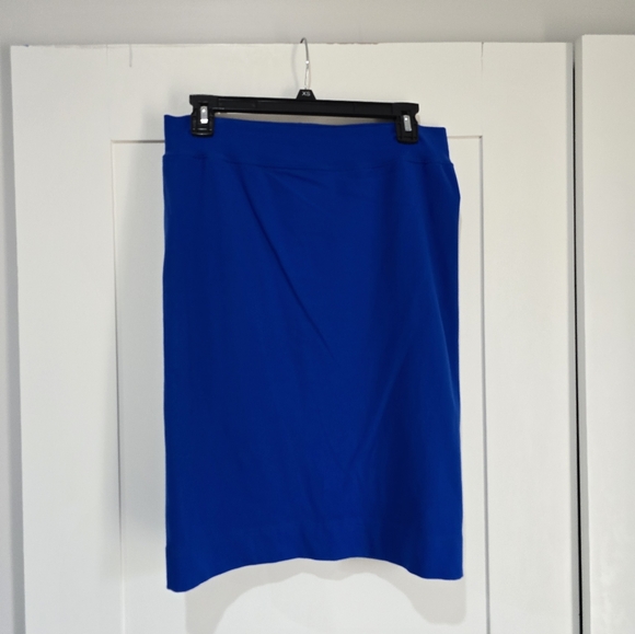 Hard Tail Women’s Royal Blue Stretch pull on Skirt Medium - Picture 2 of 6